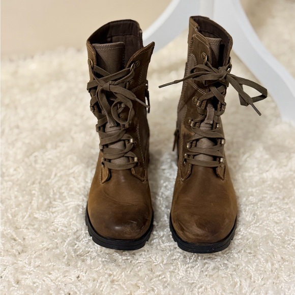Sorel Brown Combat & Moto Boots - Picture 2 of 8